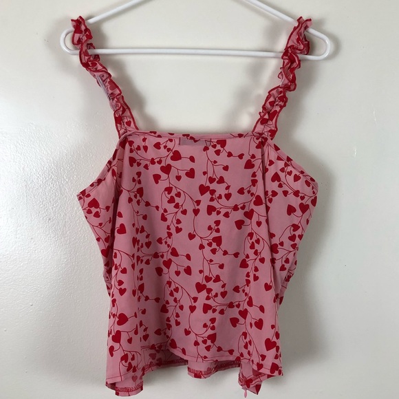 Shein Heart Pattern Tank Top - Picture 4 of 5